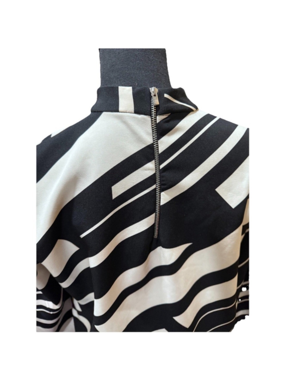 Zara Geometric Print Top and Skirt Set NWT Large - Picture 8 of 11